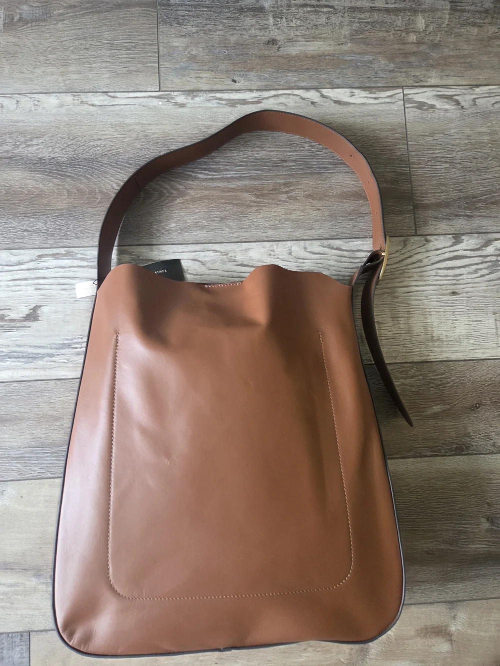 Banana Republic Factory Tan/Brown Leather Shoulder Hobo Bag